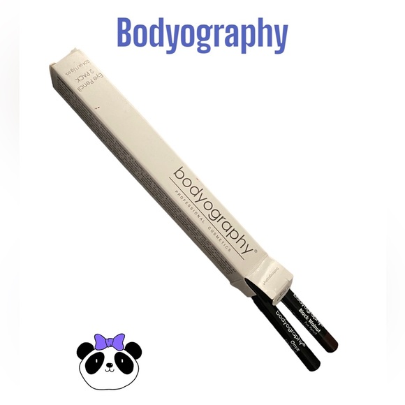 ❤️ 2 for $19 - Bodyography Eye Pencil Duo: Onyx & Black Walnut, NIB - Picture 1 of 5